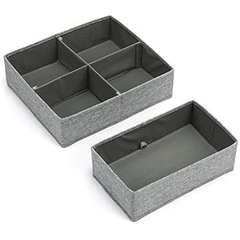 Amazon.de: mDesign 6er Aufbewahrungsboxen Set – Graue