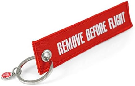 Keychain - Remove before flight - keyring included