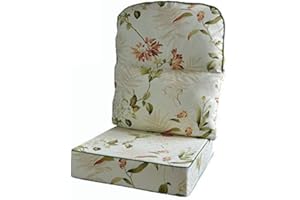 Gilda Replacement Cane Furniture DELUXE PIPED - CHAIR/SOFA/SUITE CUSHIONS ONLY Wicker Rattan Conservatory (Bayswater Autumn)