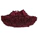 Honeystore Baby Girl's Burgundy Fairy Costumes Infant Dance Tutu Skirts for Dress Up X-Small Burgundy