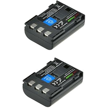 Vhbw Ersatzakku Für Canon Camcorder - 600 MAh, 7,2 V Li-Ion, Passt Für Legria HF R16, DC310, DC330 Modelle