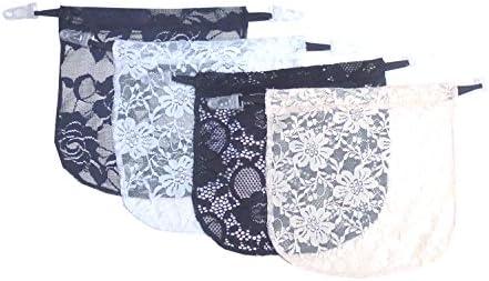 PACK OF FOUR MODESTY PANELS FOR COVERING CLEAVAGE- CLIP ON TO BRA STRAP YSL6