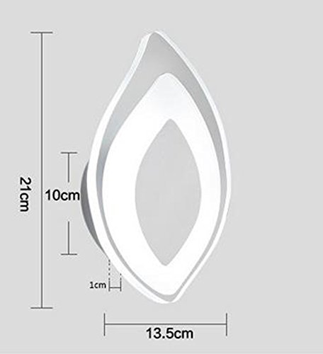 Preisvergleich Produktbild Wandleuchte Kreative Persönlichkeit Led Badezimmer Einfache Schlafzimmer Bett Gang Wohnzimmer Moderne Blätter Lampen Mode