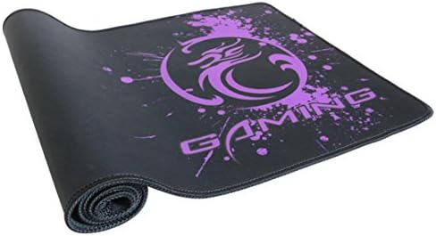 Diadia Large Gaming Mouse Map Pad With Nonslip Base|Extended XXL Size, Heavy|Thick, Comfy, Foldable Mat For Desktop, Laptop, Keyboard, Consoles &amp; More|Enjoy Precise &amp; Smooth Operating Experience (Purple)