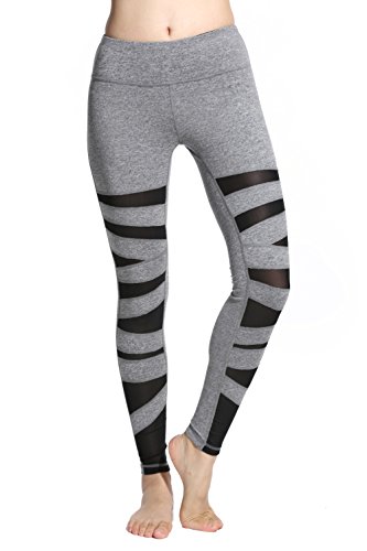 Lotus Instyle Damen Sports Leggings Yoga Laufen Hose mit Netze - 6