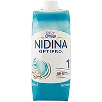 Nestlé Nidina OPTIPRO 1 HM-O dalla Nascita Latte per Lattanti Liquido, 12 Brick da 500 ml
