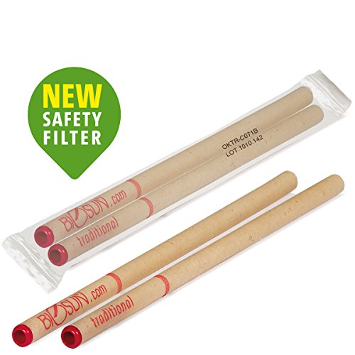 10 Stück (5 Paar) Original BIOSUN traditional Ohrkerzen / Ohrenkerzen mit Sicherheits-Filter. Mit dem magischen Duft von Honig, Salbei und Kamille. - 2