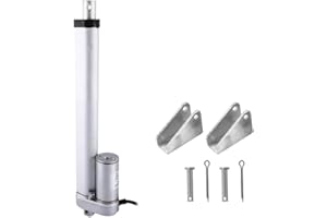 DasMorine DC12V Stroke Linear Actuator with Mounting Bracket 900N Maximum Lift 10mm/s for Recliner TV Table Lift Massage Bed Electric Sofa Linear Actuator (Stroke Length 150mm/6in)