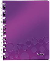Leitz Wow A5 Ruled Notebook - Purple
