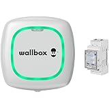 Wallbox Pacchetto di ricarica solare Pulsar Plus - Caricabatterie per veicoli elettrici (7,4 kW, 5 metri, tipo 2, Wi-Fi, Blue