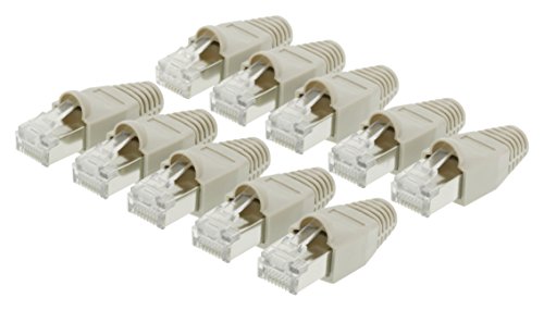 Preisvergleich Produktbild Valueline Netzwerk-Stecker RJ45 CAT5 inkl. Knickschutz