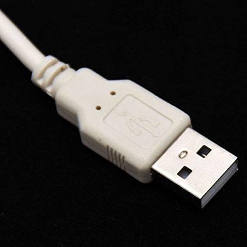 DaoRier USB zu PS/2 PS2 Adapter 2 X Mini-Din 6 Buchse USB A Stecker 2x Maus Tastatur an USB, 3 Stück - 6