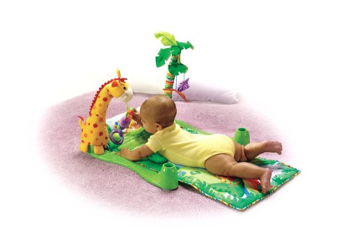 Imagen 3 de Fisher Price Rainforest 1-2-3 Musical Gym - juguetes musicales (Niño/niña, Multi)