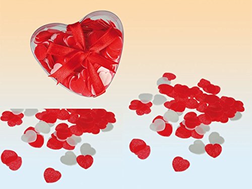Love Heart Bath Confetti Valentines Wedding Romantic Gift Rose Scented Bubble