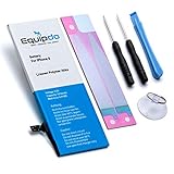 KAPAZITÄT: Keine Überzüchtete Batterien, unsere entsprechen der Kapazität des iPhone 6 Akku original von optimalen und zuverlässigen 1810 mAh.