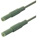 Produktbild Aderendhülsen von Sicherheit [Stecker A Leiste 4 mm – Stecker A Leiste 4 mm] 0.25 m grün SKS Hirschmann MLS GG 25/2 5 GN