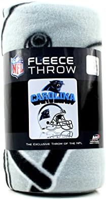 Carolina Panthers Fleece Throw Blanket, Helmet Design