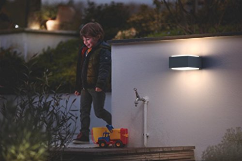 Philips myGarden Wandaussenleuchte Hedgehog,Anthrazit, Gartenleuchte - 6