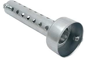 Silencieux d'échappement moto, Kacepar 60mm DB Killer Muffler Baffle, Universal Exhaust Pipe Silencer Noise Canceller, Can Noise Muffler Removable Silencer, Silver, 1 Piece