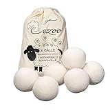 Tezoo Trocknerbälle 6 Stück 100% Neuseeländisch Premium...