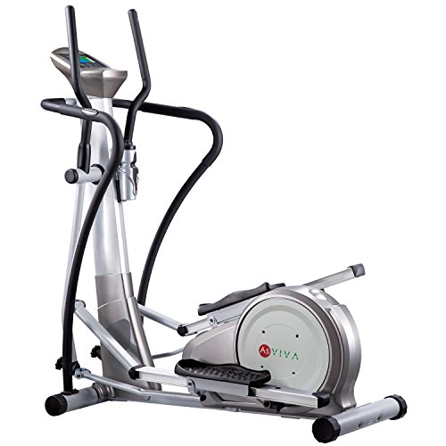 AsVIVA C23 2in1 Crosstrainer und Stepper Elliptical Ergometer mit 20kg Schwungmasse, inkl. Multifunktionscomputer (5.5 Zoll Display, 16 Widerstandssstufen und Pulsempfänger für kabellose Pulsmessung)