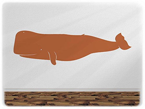 Preisvergleich Produktbild wandfabrik - Wandtattoo - 1 schöner Blauwal in haselnuss