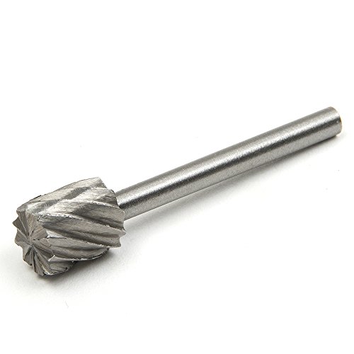 Fortag 10 tlg HSS Fräser-Set Gravieren Fräser Bit Hartmetallschneider Rotary Burr für Proxxon Dremel Schleifen Polieren Multifunktionswerkzeug - 4