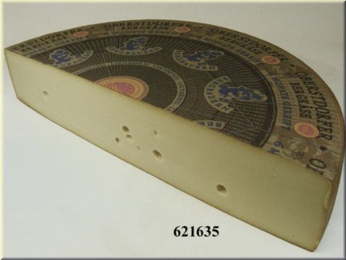 Preisvergleich Produktbild Oberstdorfer Bergkäse 1 / 2 - Lebensmittelnachbildung