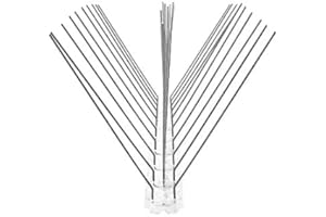 GLB GREEN LEVEL BERLIN 10 metros de Pinchos anti palomas, gaviotas y aves | Acero | Fabricado en Europa | Garantía 10 años