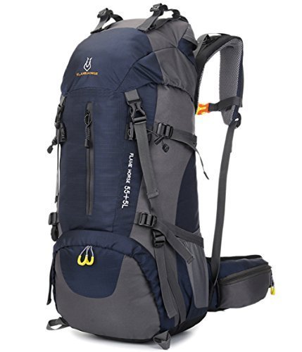 Cadre intérieur Camping Sac à dos 65 L pour randonnée, Alpiniste Sports en extérieur Résistance à l’eau Sac à dos voyage racksuck