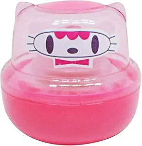 DEXO Baby Skin Care face and Body Baby Powder Puff with Box Container for New Born and Kids Multi Color Set of 1