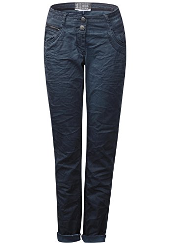 Preisvergleich Produktbild CECIL Damen Oilwash Hose New York 32""deep blue""31