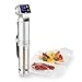 Price comparison product image Klarstein Quickstick Pro Sous Vide Vacuum Cooker Sous Vide Cooker Slow Cooker 800 Watts 6-15 Litres 3D Streamline Heating 2 Temperature Sensors 0-90 ° C Display Timer Silver