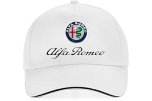 GRFIT Unisex Adjustable Cotton Baseball Cap for Alfa Romeo Giulia Stelvio Giulietta 159 147 156 Team Car Logo Flat Cap