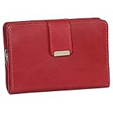 guess geldbeutel rot ✅ zweigeteiltes Münzgeldfach mit umlaufendem Reißverschluss & kleinen Steckfach ❤