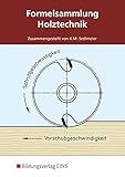 Image de Formelsammlung Holztechnik: Holztechnik: Formelsammlung
