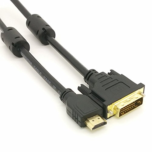 Eximtrade Hochgeschwindigkeit Vergoldet HDMI zu DVI Kabel Konverter Steckverbinder Adapter 1.5M Bidirektionale - 2