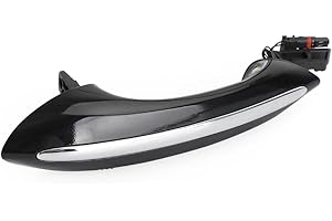 Uenopedin MJ 51217231933 Schwarzer Türgriff Hinten Links, Ersatz für 5er-Serie F07 F10 F11 2008–2016, 6er-Serie F06 F12 F13 2009–2016, 7er-Serie F01 F02 F03 F04 2007–2015