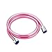 Produktbild Duschkopfschlauch Duschwasserbereiter PVC-Duschschlauch Explosionsgeschütztes Rohr, 2 m, pink