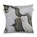 Produktbild Hectwya Kissenbezug Ermine Snow Branch Animal Winter Sofa Bed Kissenbezug
