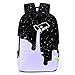 Produktbild XSWE Frauen Männer 3D Galaxy Travel Satchel Rucksack Shoulder Bookbag School Bag Classics Large Capacity Rucksack