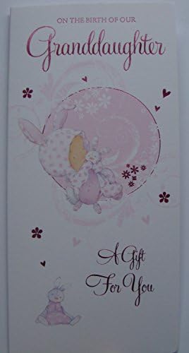 On The Birth of Our Granddaughter Money Gift Holder Card