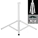 Produktbild dDanke Verstellbarer Tragbarer Regenschirm-Stativ faltbar Strand Outdoor Sonnenschirmständer Terrasse Regenschirmständer Ständer Ständer (weiß)