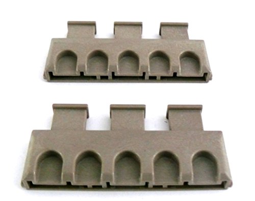 Preisvergleich Produktbild playmobil ® - 2 Stück - Burg Mauern - Burgmauern - Zinnen lang - 3 Zackig