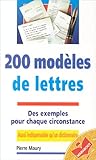 200 modèles de lettres