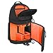 Produktbild Followsun SLR DSLR Schlinge Kameratasche Rucksack, Reisetasche mit Wasserdichte Regen Abdeckung für Nikon Canon Sony DSLR Kameras und Objektiv, Stativ, Andere Zubehör -40 x 21 x 14cm (Orange Innere)