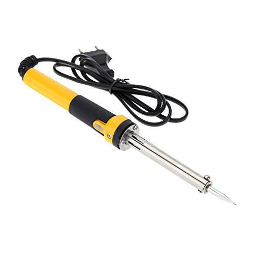 KKmoon FZ606 220V-240V 60W Lötkolben, 10 Stück Werkzeug Lötspitzen mit Vergrößerungsglas, Lötzinn, Solder Sucker, Kolophonium, Schraubendreher, Pinzette, Hochtemperaturschaum - 6