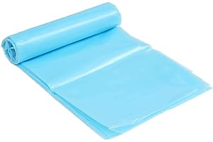 Baogu PEHD 20S Bâche de bassin Bleu 0,15 mm renforcé pour bassin de jardin, résistant aux UV et à la déchirure, respectueux de l'environnement (1 x 1 m)