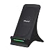 Produktbild Mbuynow Fast wireless charger Drahtloses Qi Induktive Ladegerät mit 2 Coil und Lüfter für Kühlung Wärmeableitung für Samsung Note 8,iPhone 8/iPhone 8Plus/iPhone 8X,Galaxy S7/S7 edge,S8/S8 edge,LG, (schwarz)