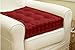 Plain Adult Chunky Garden Dining Chair Armchair Booster Cushion Thick Seat Pad, Red - Mountain Moose Co.